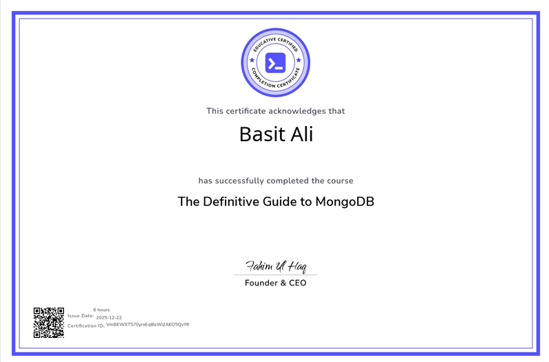 MongoDB Course